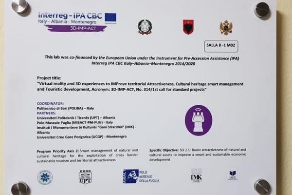 Cooperation Memorandum between Politecnico di Bari and Universiteti Politeknik i Tiranës
